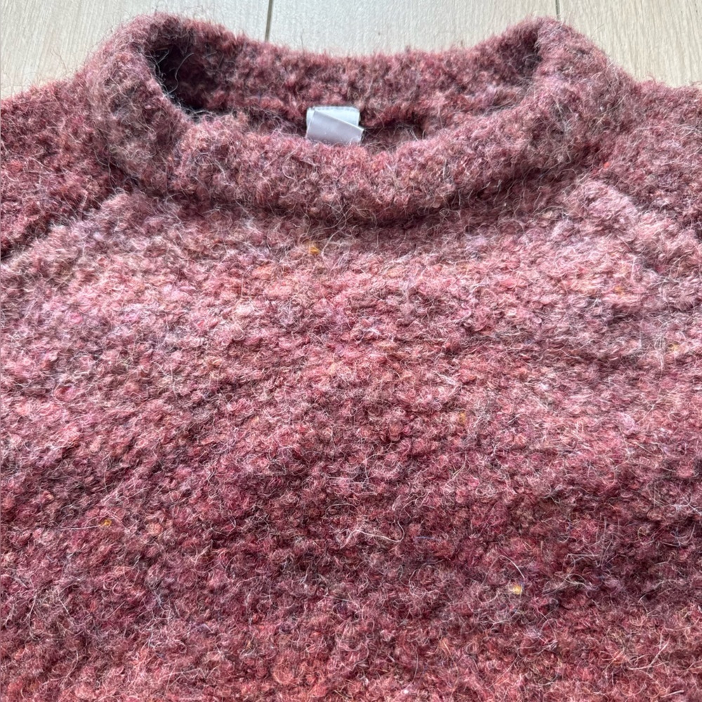 Twik Simons Wool Blend Ombré Gradient Cropped Sweater Multicolor Size Large - Picture 3 of 8